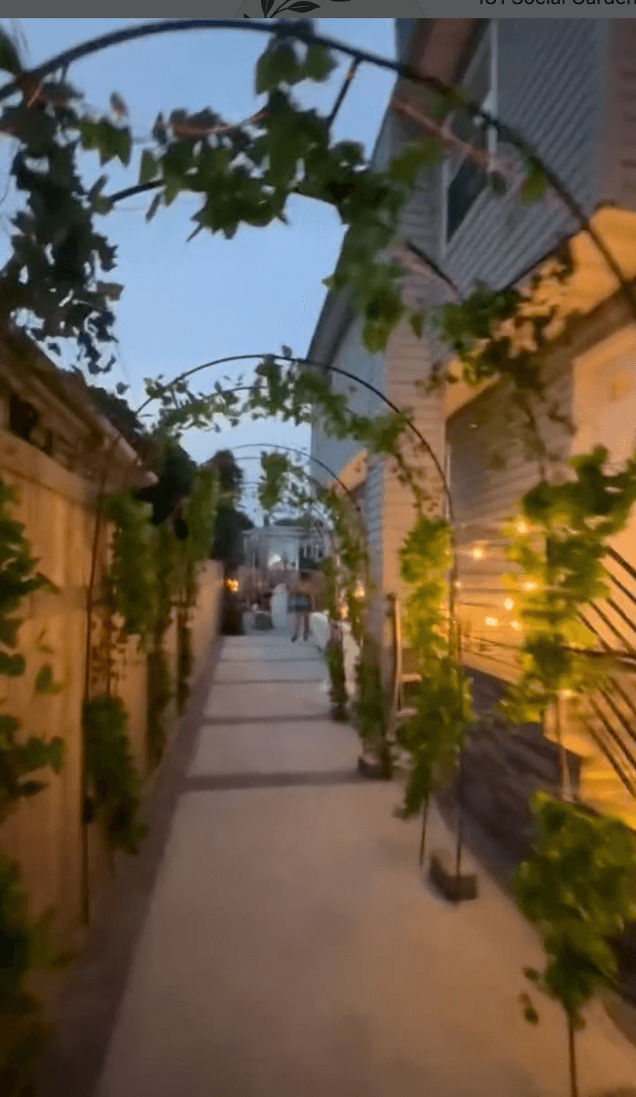 181 Social Garden event space